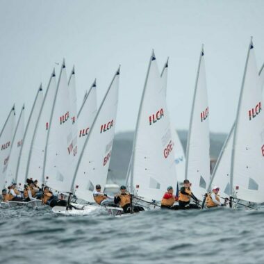 Buzios, Brazil - Day 02 at the 2023 Youth Sailing World Championships, on December 10, 2023. (Photo: Gabriel Heusi/World Sailing)